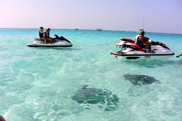 Grand Cayman Cayman stingray city waverunners excursion